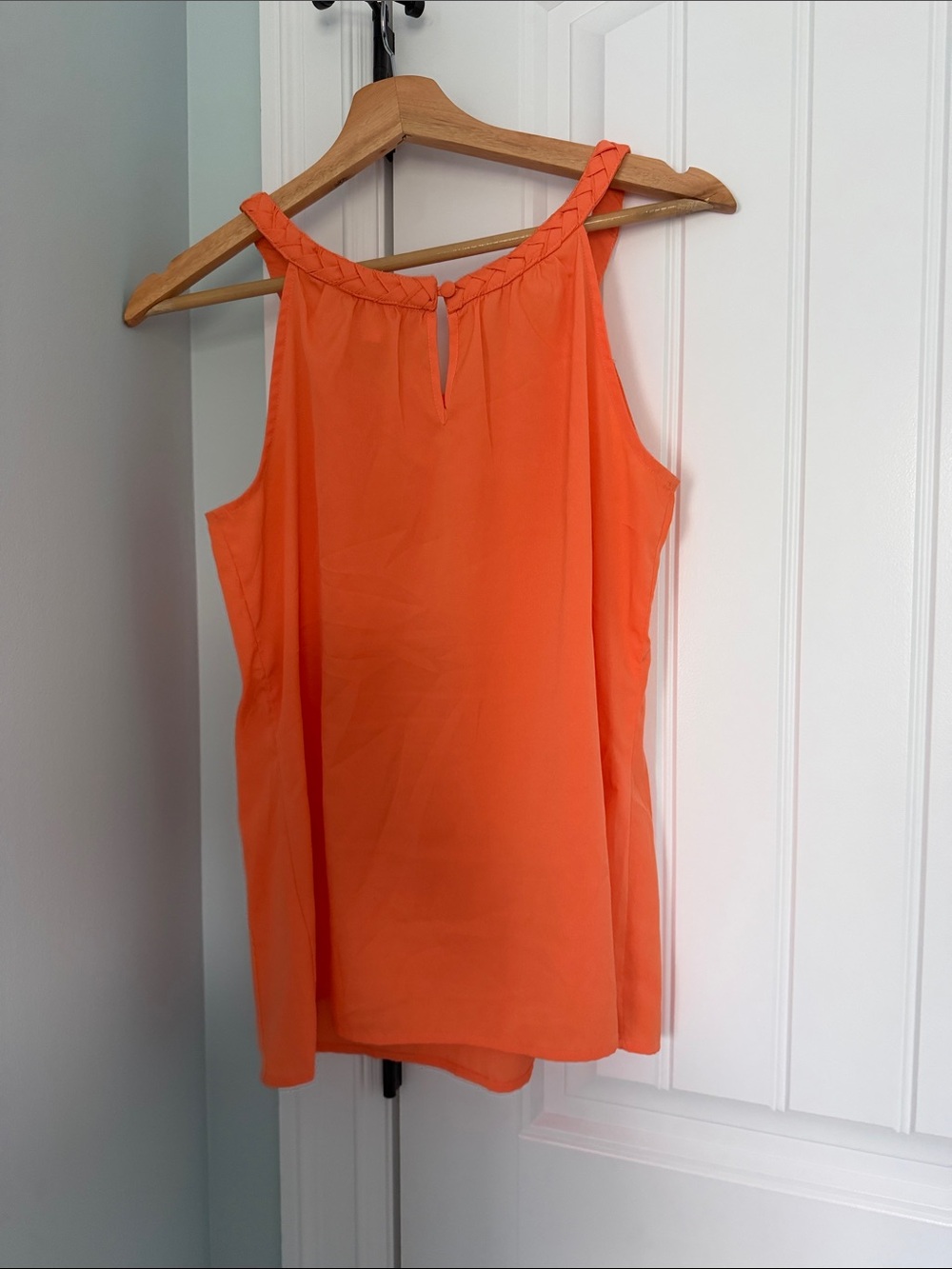 Banana Republic Orange Braided-Neck Ruffle Camisole - Picture 3 of 3